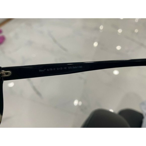 Maui Jim Ilima MJ-759-61 Cat Eye Black Tortoise Sunglasses Gray P… - Picture 5 of 6